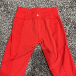 lululemon athletica Red Leggings